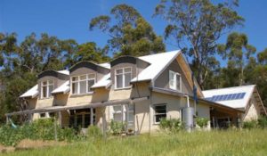 Deans Marsh Lime Rendered Straw Bale Home